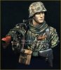 Young Miniatures YM1869 Waffen SS Young Machine Gunner 1944 1/10